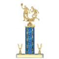 Trophies - #Softball Action Laurel E Style Trophy
